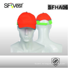 2015 fluoreszierende Polyester reflektierende Sport Hut Sicherheit Hüte